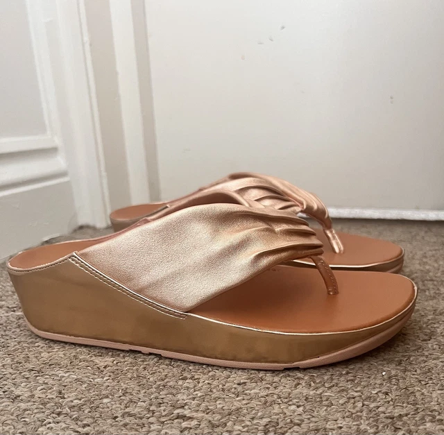 Fitflop twiss rose gold cheap