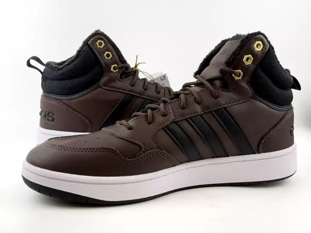 Adidas Hoops 3.0 scarpe da ginnastica da basket invernali da uomo Regno Unito taglia 11,5