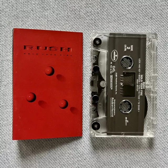 Rush - Hold Your Fire cassette 1987 US release free postage