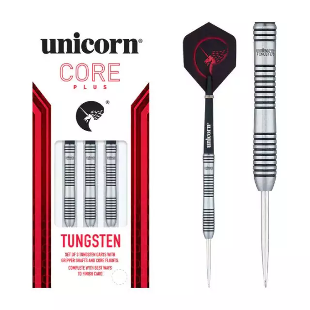 Unicorn Darts Core Plus Win Style 1 Tungsten Steel Tip Darts