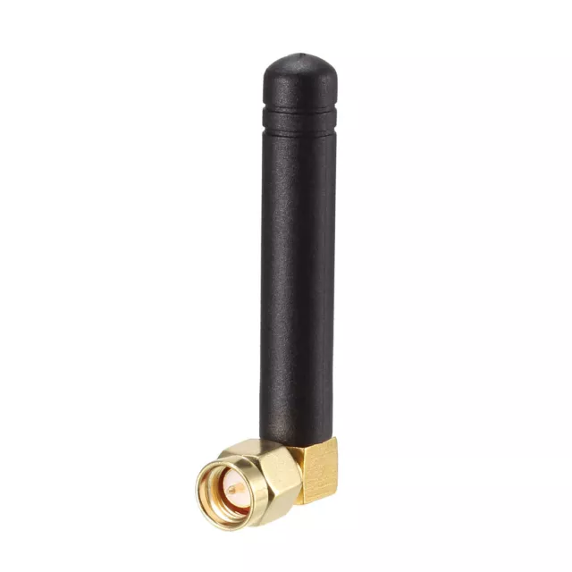 50mm WiFi-Antenna 2dBi 2.4/5.8GHz SMA Male Elbow Omni-Directional Dual Band