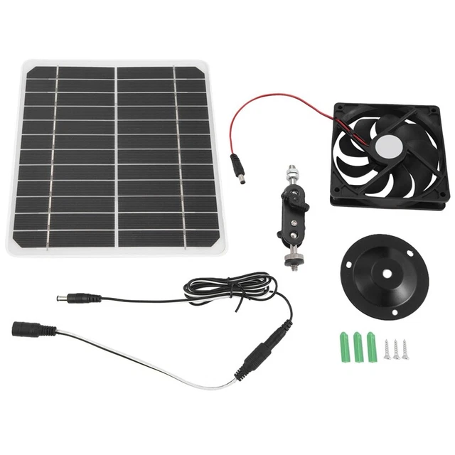 Yuanpgky Ventilateur solaire portable avec panneau de 10 W Yuanpgky Ventilateur solaire portable avec panneau de 10 W
