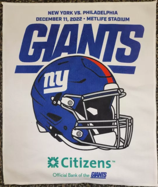 New York Giants vs. Philadelphia Eagles SGA White Rally Towel (Dec 11, 2022)