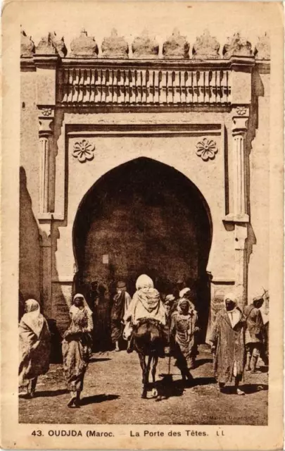 CPA AK OUDJDA La Porte des Tétes MAROC (720094)