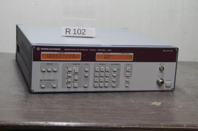 ROHDE & SCHWARZ SMX SIGNAL GENERATOR 30KHz to 1000MHz # R102