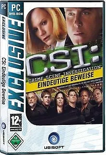 CSI: Crime Scene Investigation - Eindeutige Beweise [E... | Jeu vidéo | état bon
