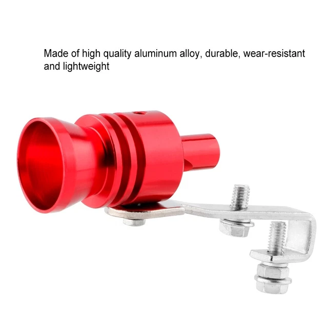 Sifflet D'Echappement Pour Automobile ATV SUV Accessoires Auto (Rouge)