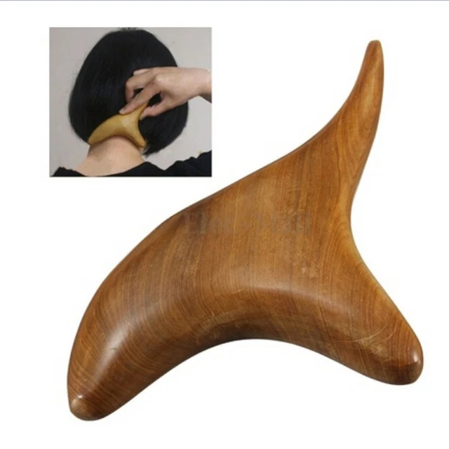 Body Trigeminal Massage Wood Massager Reflexology Wooden SPA  Tool-wf