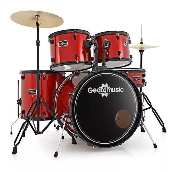 GEAR4MUSIC BDK 1 FULL Size Starter Drum Kit 50.00 PicClick UK