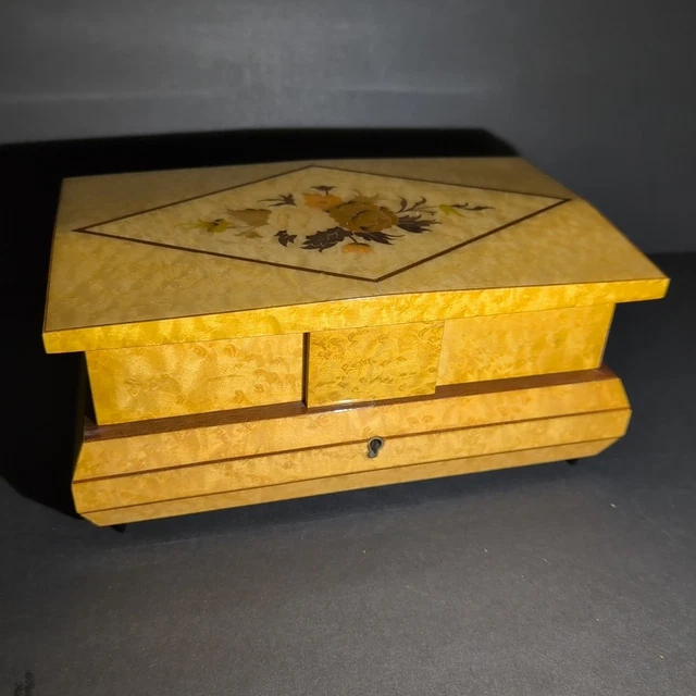 VTG REUGE ITALIAN Music Jewelry Box My Lady Greensleeves