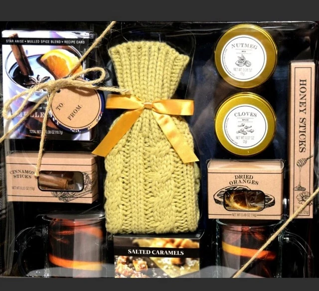 Nuevo en caja Modern Gourmet Foods Polled Wine Set - 2022 Juego de regalo