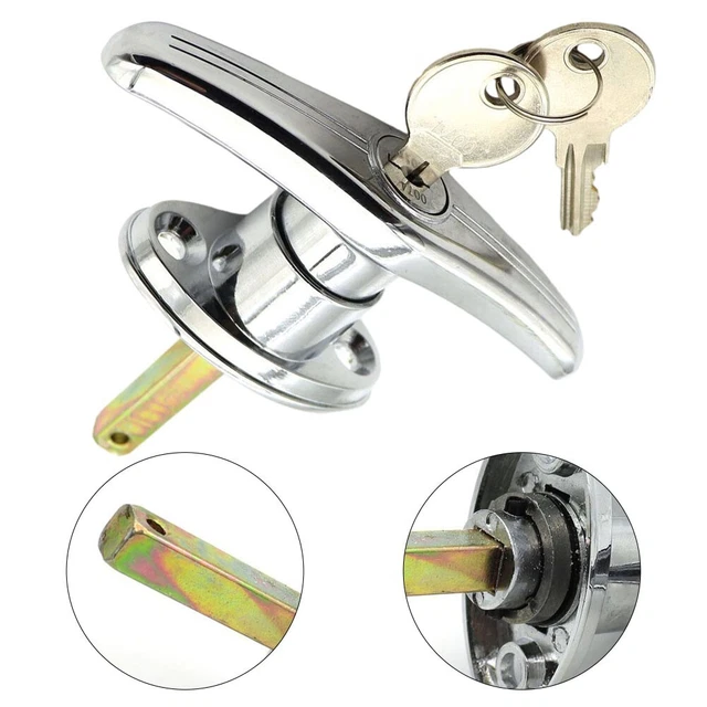Serratura porta garage door lock meccanismi di serratura T posteriore lega di zinco