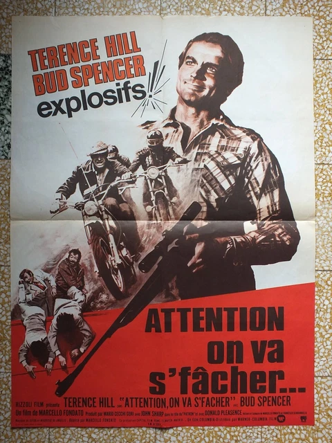 Affiche - Cinema ATTENTION ON VA S FACHER (Terence HILL Bud SPENCER)