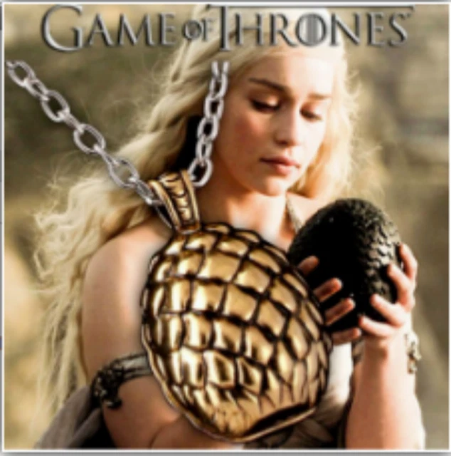 Game of Thrones Season 8 Daenerys Targaryen's Dragon Egg Neckalace Choker Gift