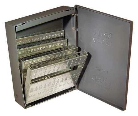 Huot 11500 Drill Bit Case,Stub Length,Steel