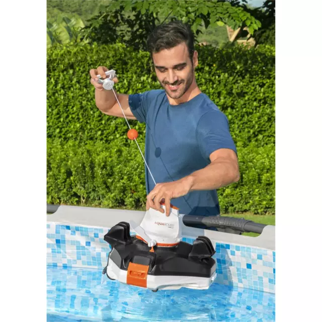 Bestway Aquarover 58622 Pila Aspiradora de Piscina Fregasuelos Pool Robot 3