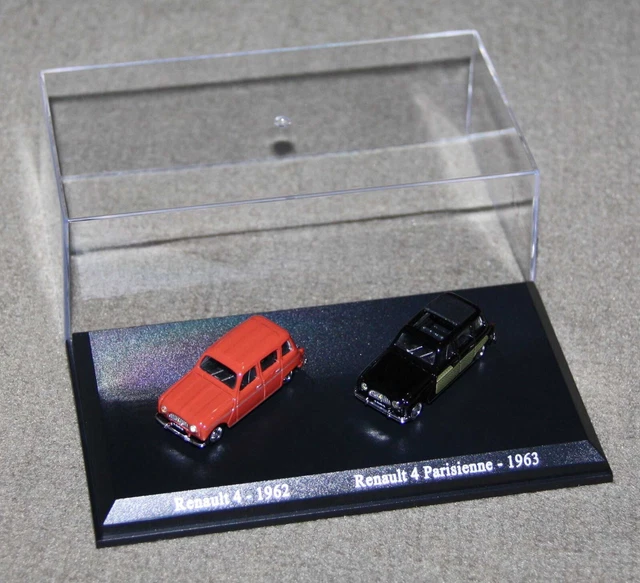 Duo de miniatures 1:87 Renault 4 1962/1963 Universal Hobbies/Atlas