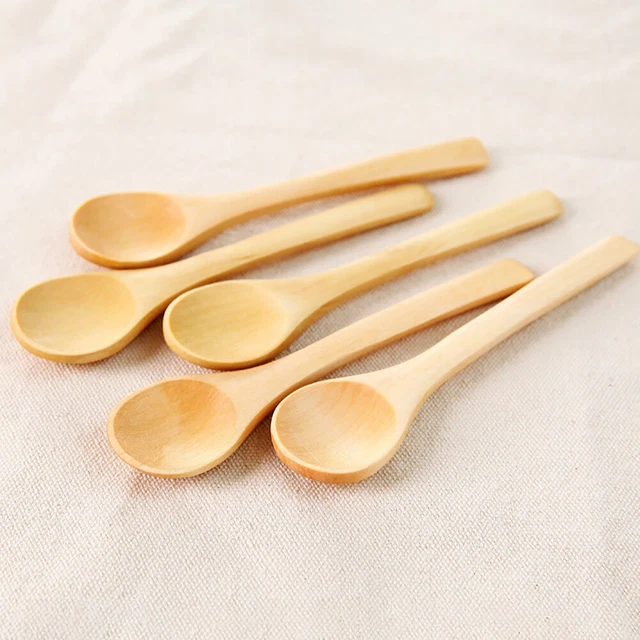 6 pezzi cucchiai di porridge, portatili, versatili, cucchiaio da zuppa, liscio