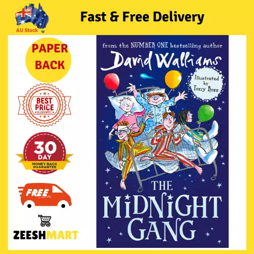 The Midnight Gang by David Walliams | Paperback Book | BRAND NEW | FREE SHIPPING