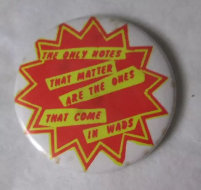 Sex Pistols GRNRS Wads Vintage Circa 1979 32mm Pin Button Badge Punk New Wave