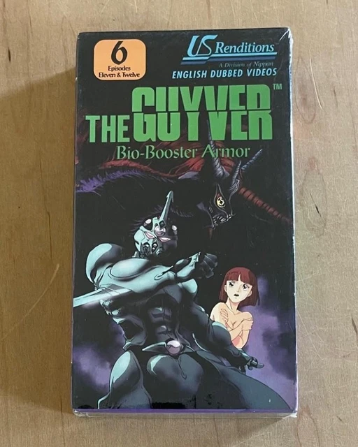 THE GUYVER BIO BOOSTER ARMOR V.6 Sealed VHS US Renditions Animation Sci ...