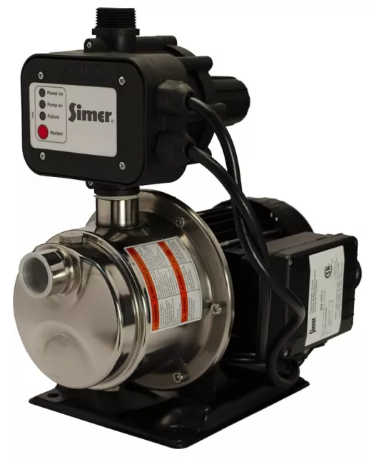 Pentair Simer 3075SS-01 3/4 HP Pressure Booster Pump