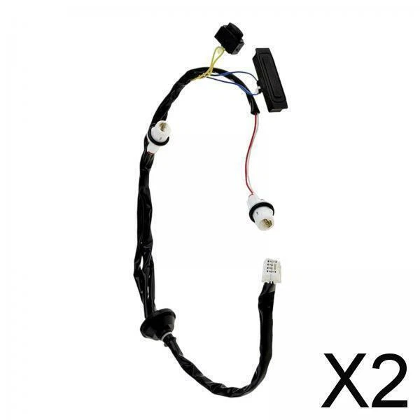 2X Commutateur de Bouton de Hayon de Coffre Arrière de Voiture Adapté pour
