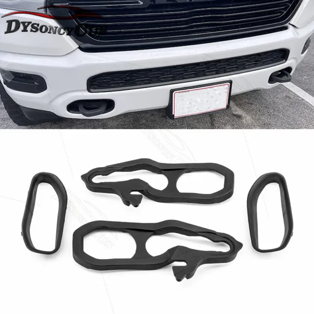 2PCS Front Tow Hooks Heavy Duty Fit For Dodge Ram 1500 DT 2019-2020 21 22 23 24