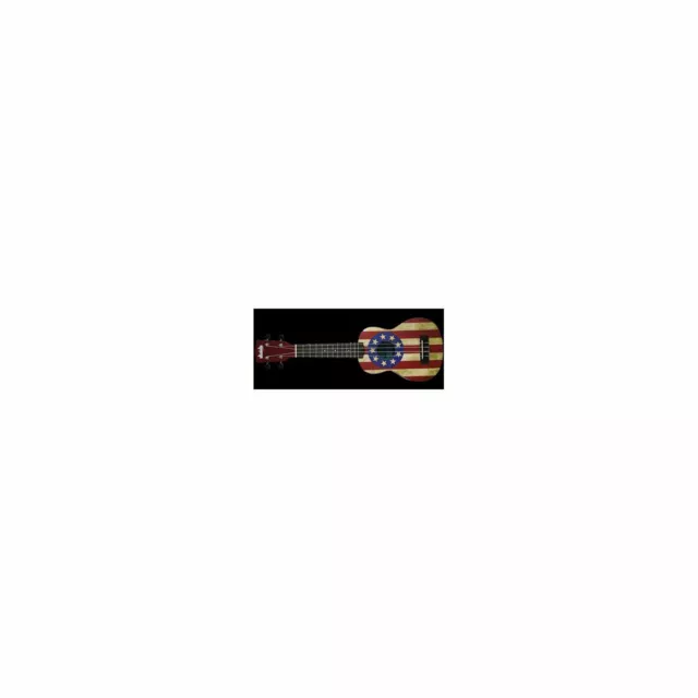 KALA Makala MK-S-USA Soprano Ukulele Ukadelic USA Flag Incl. Bag
