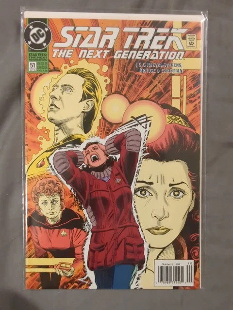 Star Trek The Next Generation #51 Oct 1993 DC Comics Comic Book