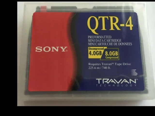 Datenband Sony QTR-1, QTR-4, DG90, DG120, DG125, Maxell HS4/60, TRAVAN