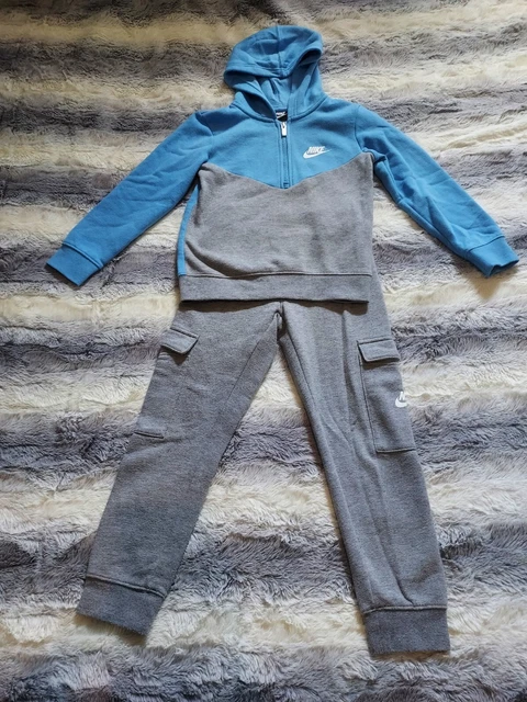 Tuta Nike 6-7 anni grigio e blu bambino, ragazzi ragazze unisex
