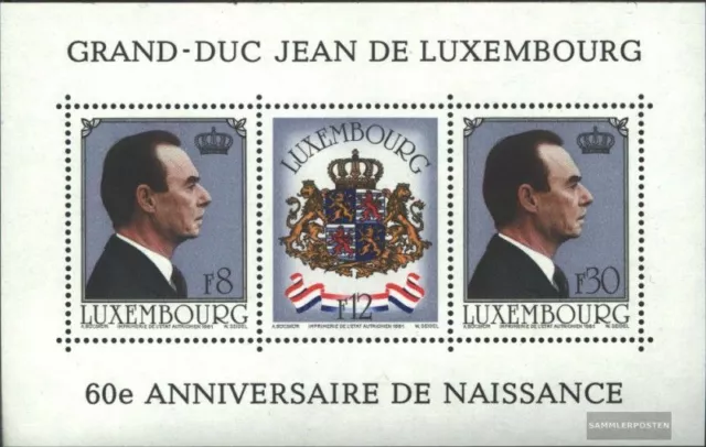 Luxemburgo Bloque 13 (edición completa) nuevo 1981 Duque Jean