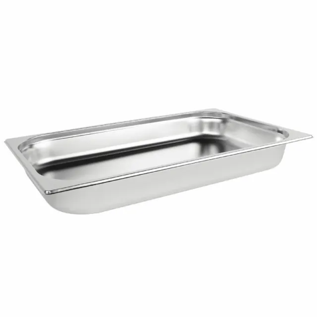 Vogue Stainless Steel 1/1 Gastronorm Tray 65mm