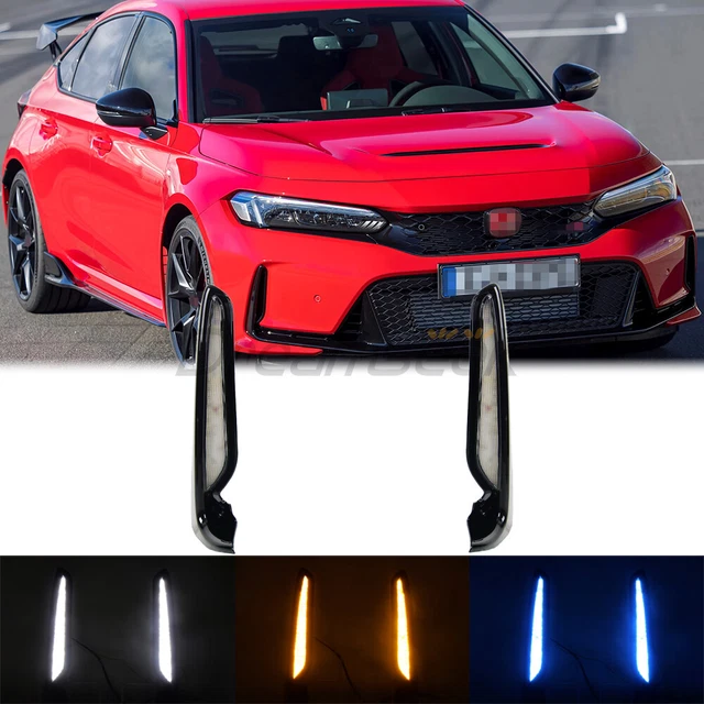 LED LUCE DIURNA DRL per Honda Civic Type R 2023+ Fendinebbia Indicatore ...