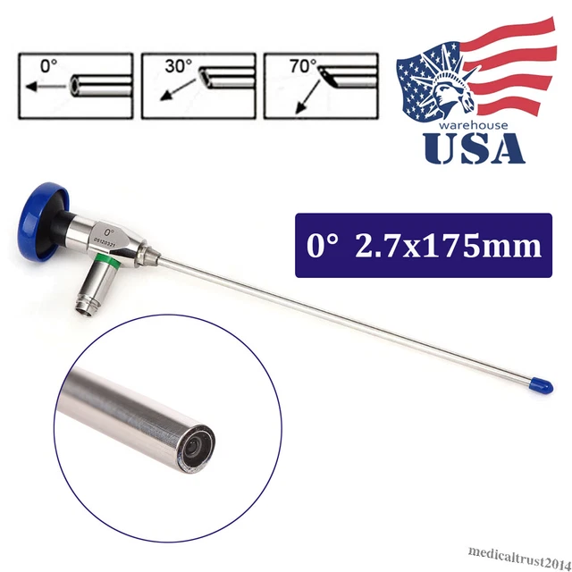 Medical 0° Degree Endoscope Arthroscope ENT Endoscopy Nasal Sinuscope 2.7x175mm