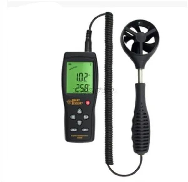 Smart Sensor AS856 Air-Flow Anemometer 0.3~45M/S With Usb fe