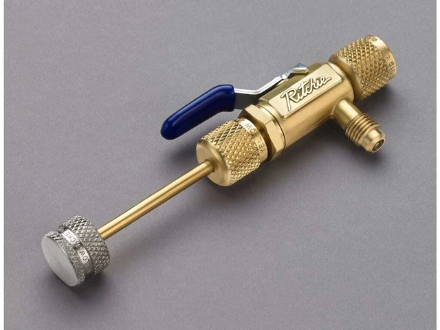 Yellow Jacket 18991 - RealTorque 1/4' Vacuum/Charge Valve with Side Port Kit