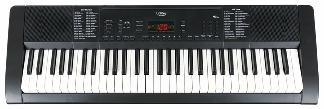 Clavier Piano Numerique Electrique Synthetiseur 61 Touches 300 Sons LCD Noir 2