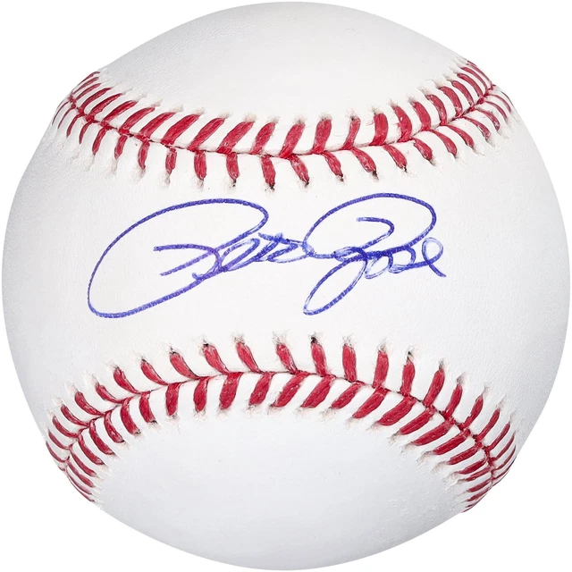 Pete Rose Cincinnati Reds Autographed Baseball Fanatics Authentic Certified