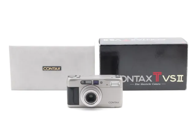 Read!! [MINT w/Case] Contax TVS II 35mm point & Shoot Film Camera From JAPAN