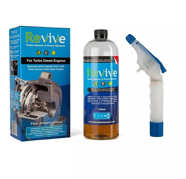 Revive Kit de démarrage | Nettoyant & Dégrippant Turbo/Moteur Diesel | 750ml