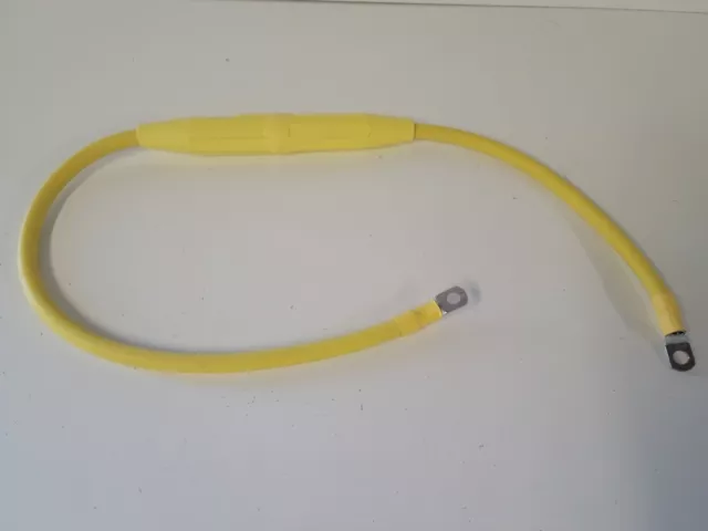 Lowrider Hydraulics Heavy Duty Ground Quick Disconect 44" Long Awg #1 Usa Yellow