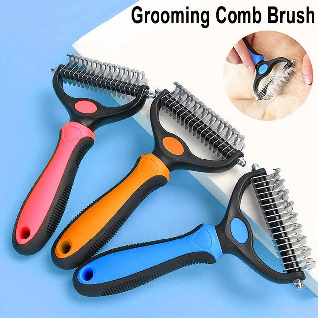 Dog Pet Cat Grooming Comb Brush Undercoat Rake Dematting Deshedding Trimmer Tool
