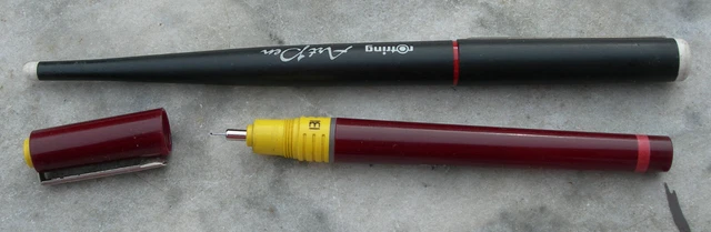 Rotring Radiograph ORIGINAL ROTRING RAPIDOGRAPH Tuschefüller und Art Pen ohne ...