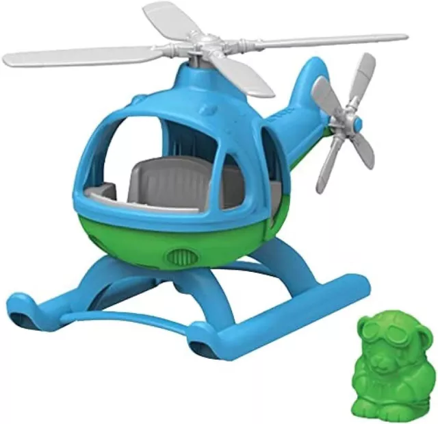 Green Toys Hubschrauber Helikopter Spielflugzeug nachhaltiges Spielzeug Kinder 2