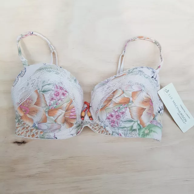 ELLE MACPHERSON Womens Size AU 10D or US 32D Tropical Paradise Bra NEW + TAGS