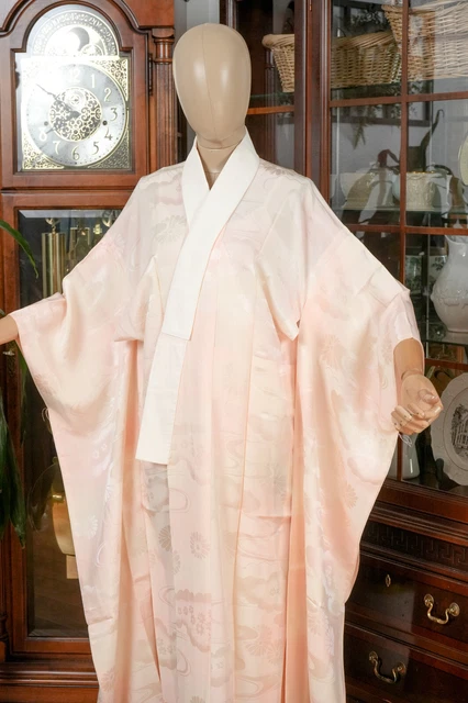 Dear Vanilla Japanese Juban Undergown Women's Kimono Genuine Vintage Mint 2
