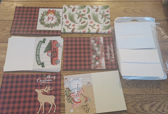 Christmas Card Joblot 4 X 24 Cards