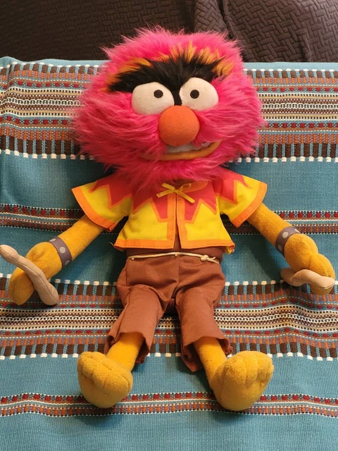 Disney Parks Muppets Animal Drummer Jim Henson 16" Stuffed Doll Soft Toy Plush